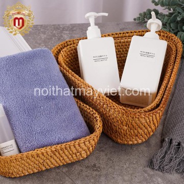 Khay Đựng Đồ Mây Tre KDMT0024
